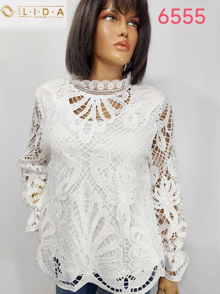 Блузка LIDA (50-60) 6555 white (деми)