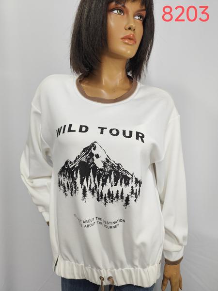 Свитер LIDA (52-62) 8203 white (деми)