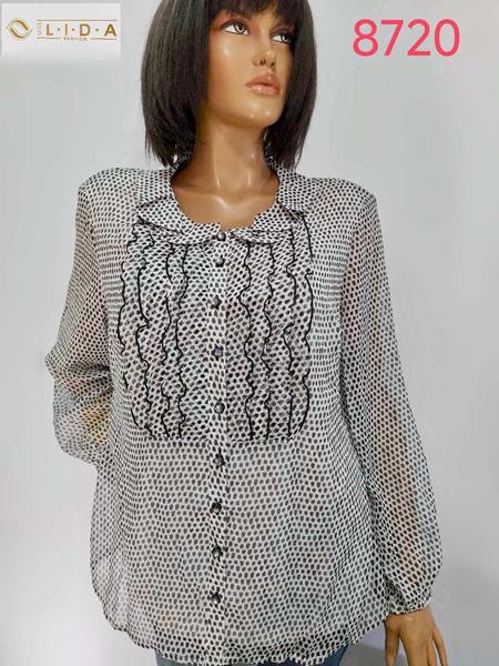 Рубашка LIDA (52-62) 8720 l.grey (деми)