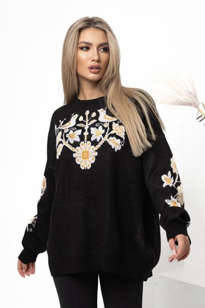 Свитер Global (42-48) GL70 black (деми)