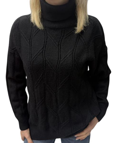 Свитер Elena&Vika (48-54) 24041 black (зима)