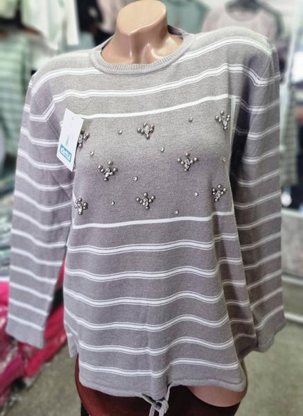 Свитер Julia (52-54) JL610 grey (деми)