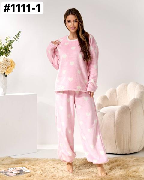 Пижама BAT (44-58) 1111-1 pink (зима)