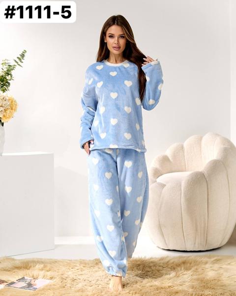 Пижама BAT (44-58) 1111-5 l.blue (зима)