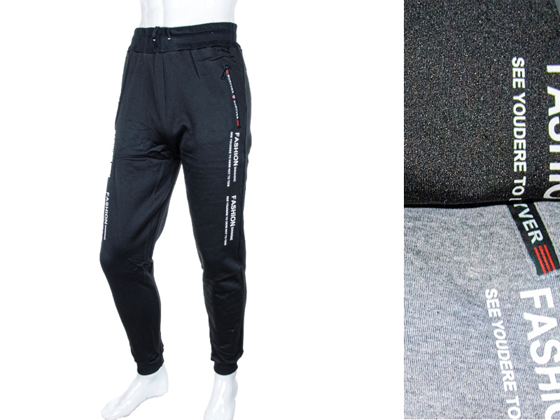 Штаны спорт CND2 (L-3XL) 4283-1002 mix (зима)