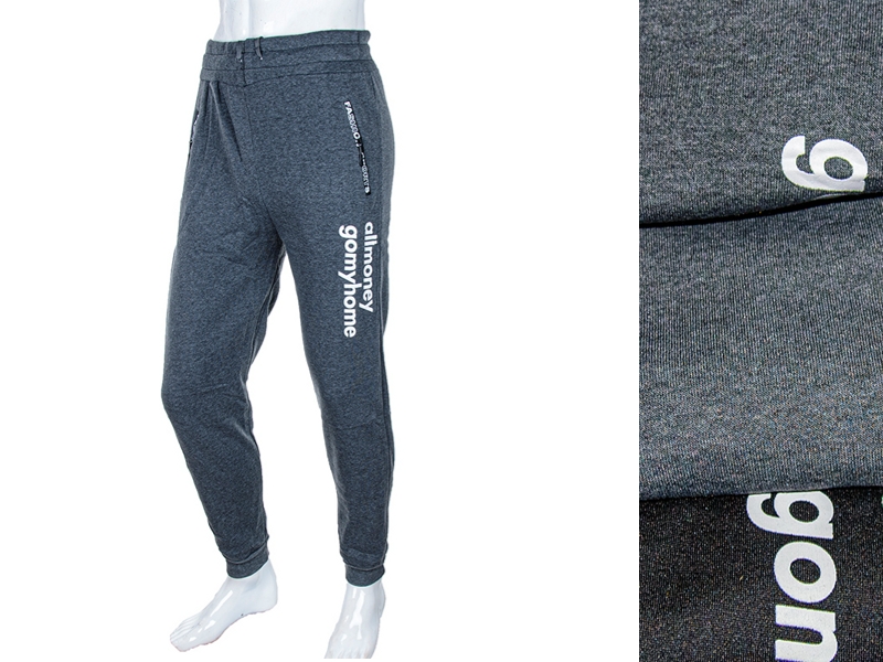 Штаны спорт CND2 (L-3XL) 4283-1005 mix (зима)