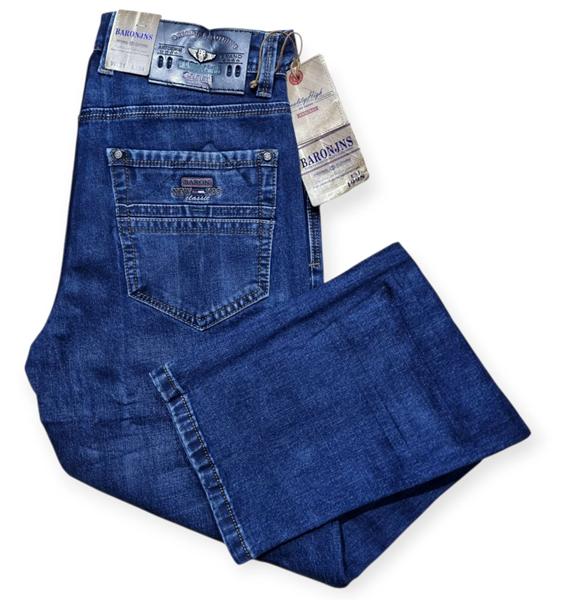 Джинсы Maxim Jeans (31-38) 9589 blue (деми)