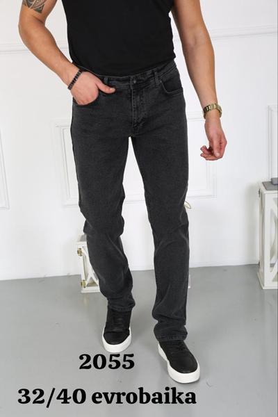 Джинсы Maxim Jeans (32-40) 2055 black (зима)