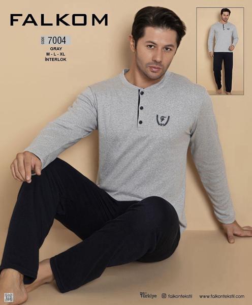 Пижама Trikotag (M-XL) 7004 grey (деми)