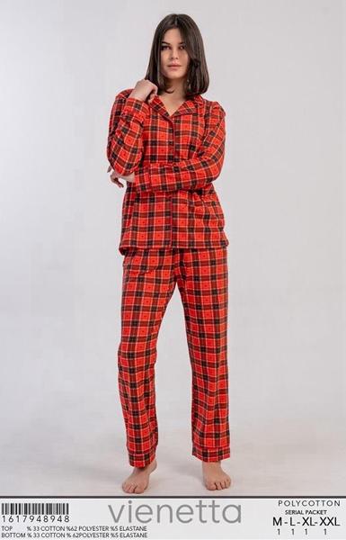 Пижама Trikotag (M-2XL) T29 red (деми)