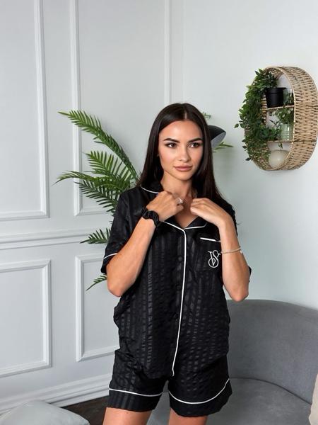 Пижама Trikotag (S-XL) T9 black (лето)