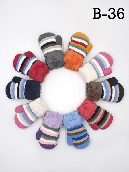 Варежки Рукавичка (7-10) B36 mix (зима)