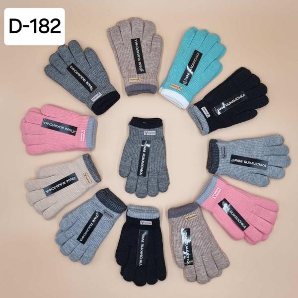 Перчатки Рукавичка (7-10) D182 mix (зима)