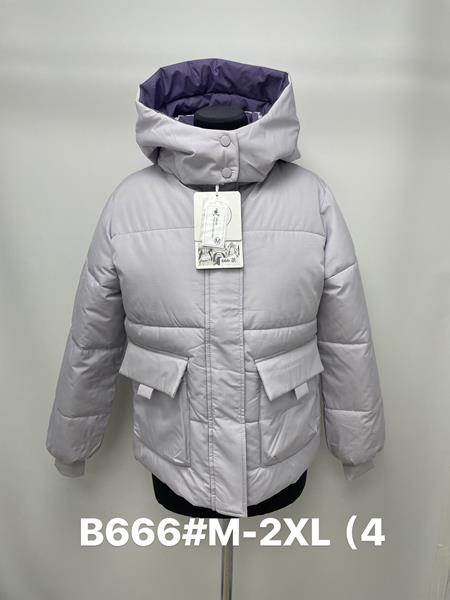 Куртка Jacket (M-2XL) B666 lilac (деми)