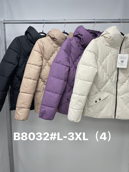 Куртка Jacket (L-3XL) B8032 milk (деми)