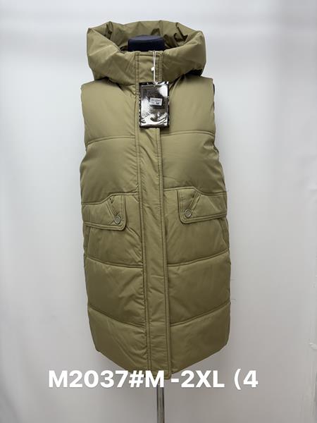 Жилетка Jacket (M-2XL) M2037 khaki (деми)