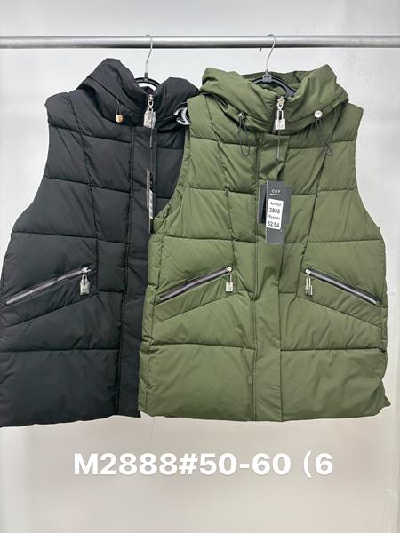 Жилетка Jacket (50-60) M2888 black (деми)