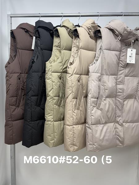 Жилетка Jacket (52-60) M6610 l.beige (деми)