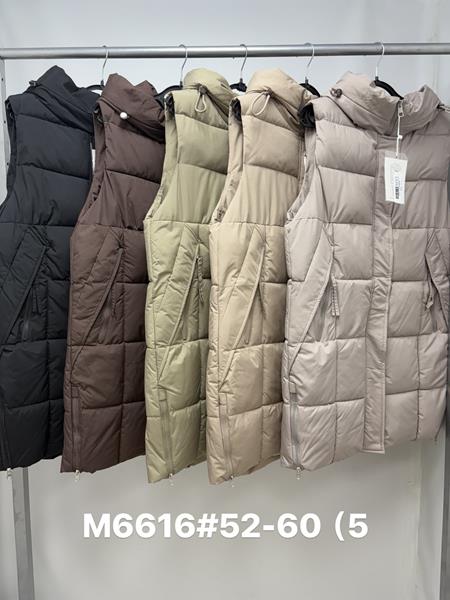 Жилетка Jacket (52-60) M6616 d.beige (деми)