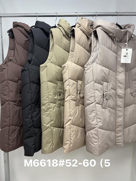 Жилетка Jacket (52-60) M6618 mint (деми)