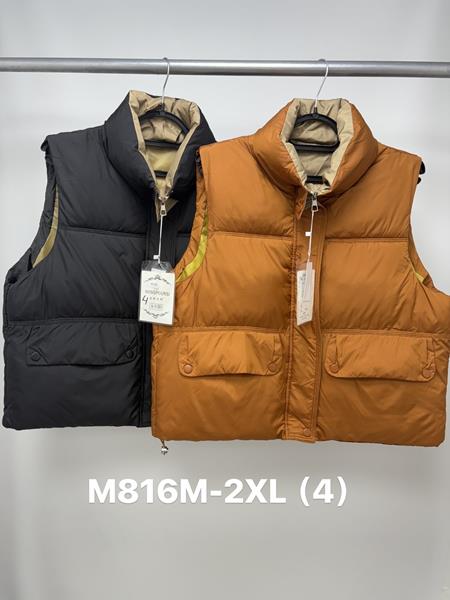 Жилетка Jacket (M-2XL) M816 orange (деми)