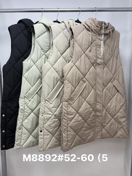 Жилетка Jacket (52-60) M8892 brown (деми)