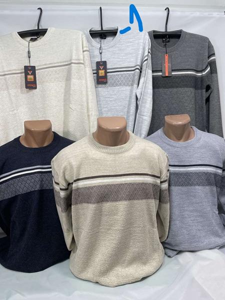 Свитер Sabihina (3XL-5XL) SB1495-1 l.grey (зима)