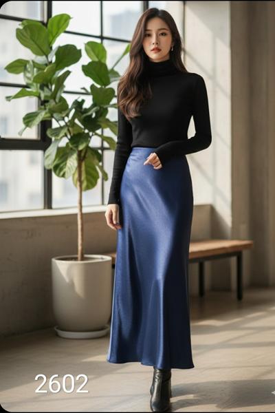 Юбка Met&March (S-L) 2602 navy (деми)