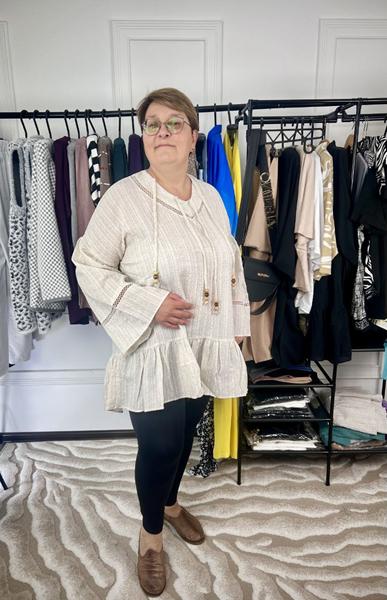 Блузка Global (52-62) GL99 l.beige (деми)