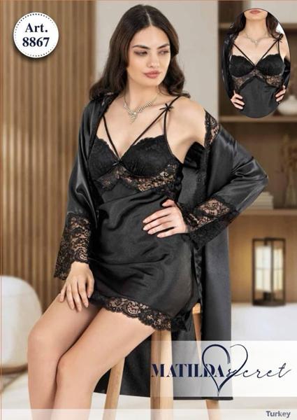 Комплект Trikotag (M-2XL) 8867 black (деми)