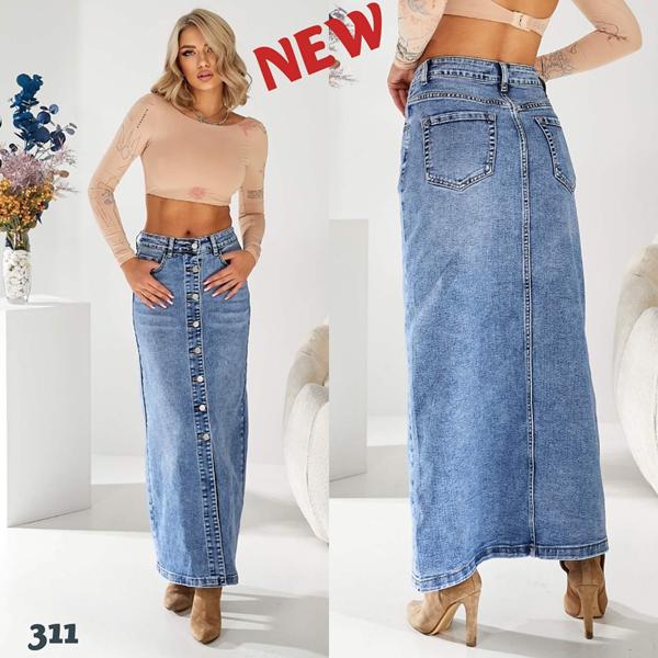 Юбка Liana Denim (25-30) 311 l.blue (лето)