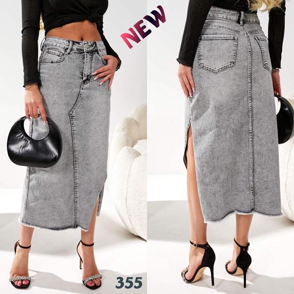 Юбка Liana Denim (25-29) 355 l.grey (лето)