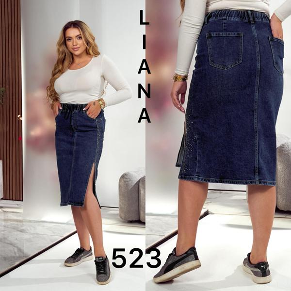 Юбка Liana Denim (31-38) 523 blue (лето)