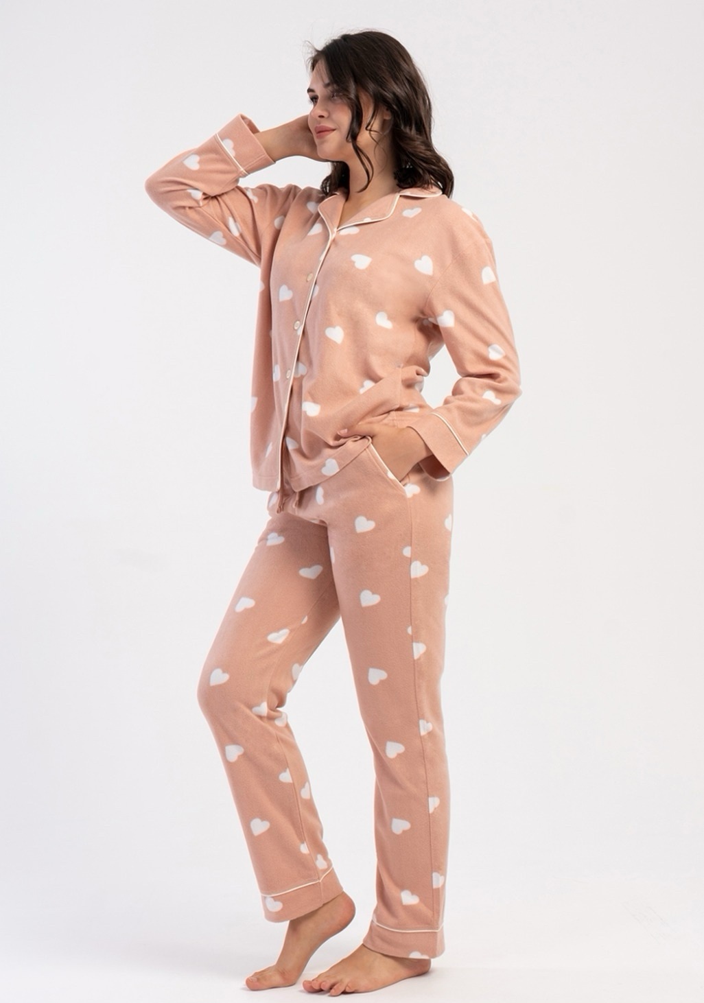 Пижама Trikotag (S-XL) T119 beige (зима)