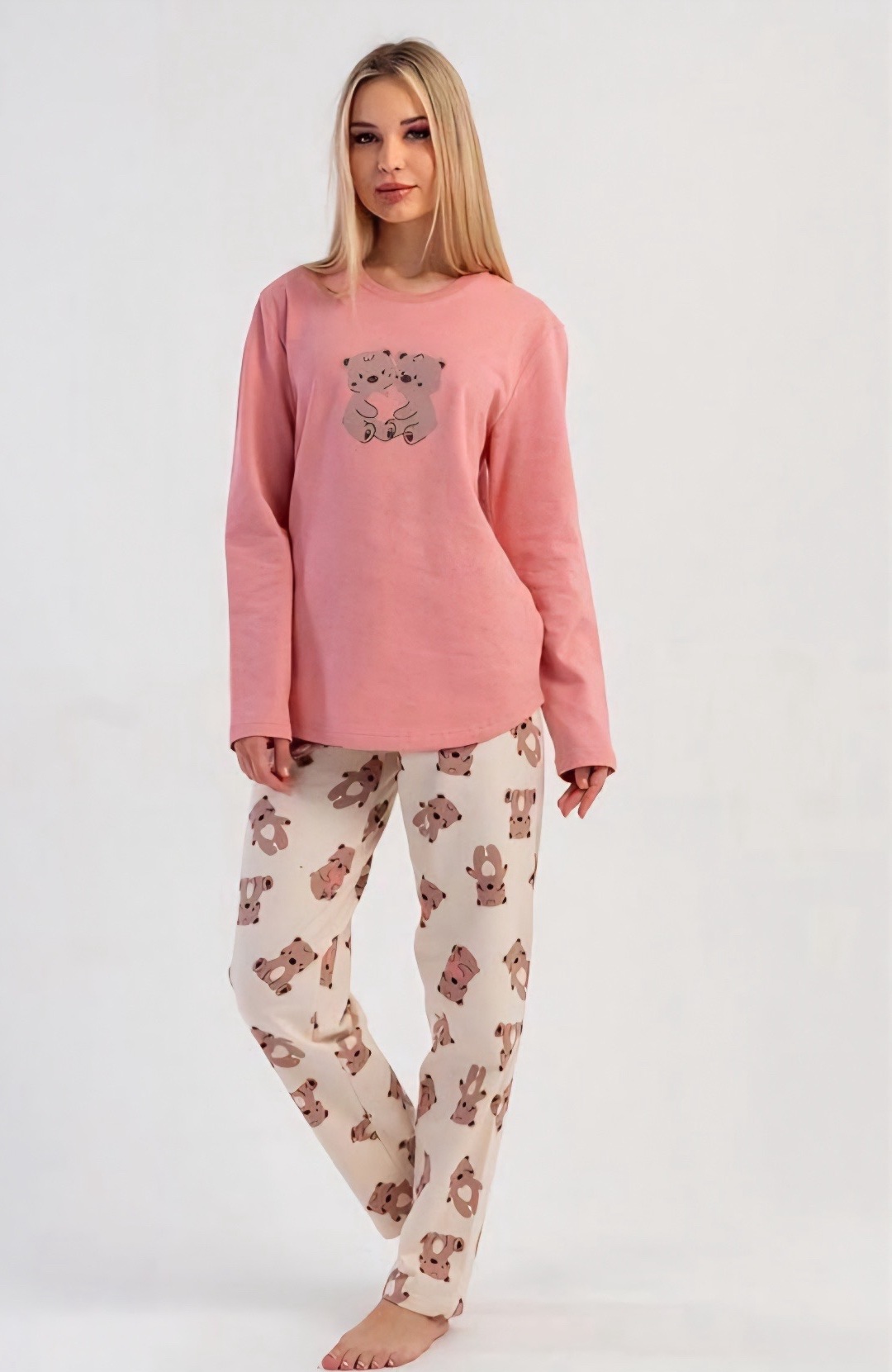 Пижама Trikotag (S-XL) T111 pink (деми)