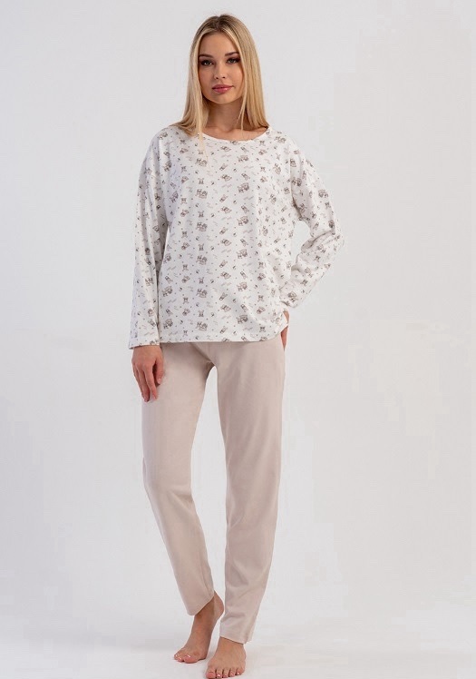 Пижама Trikotag (S-XL) T115 white (деми)