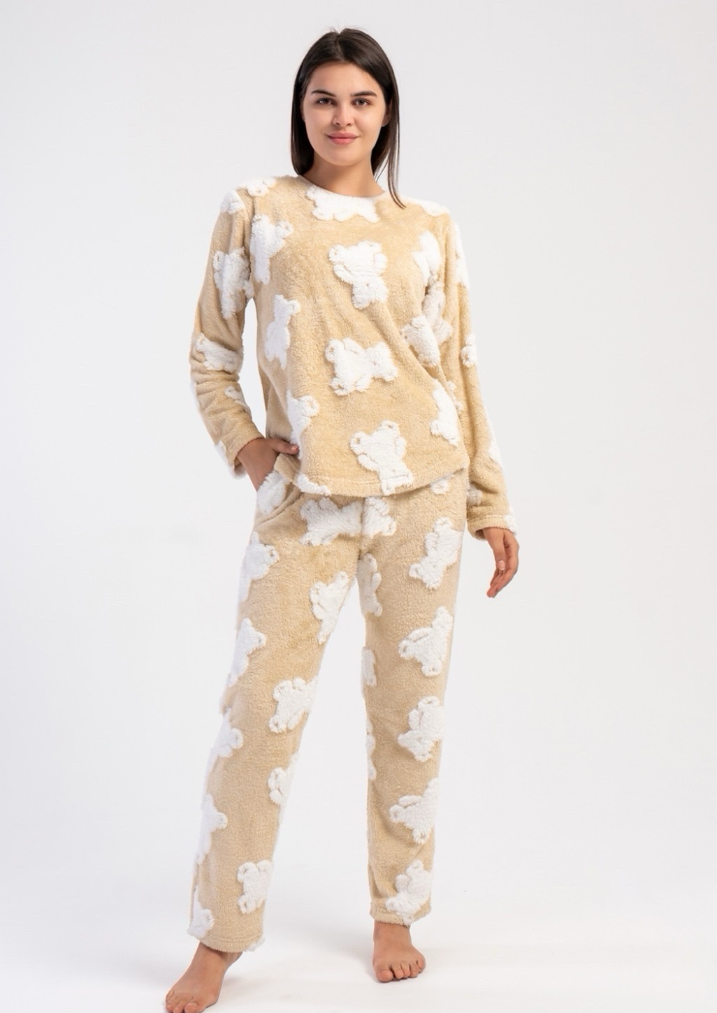 Пижама Trikotag (S-XL) T123 yellow (зима)