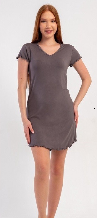 Ночнушка Trikotag (S-XL) T52 brown (лето)