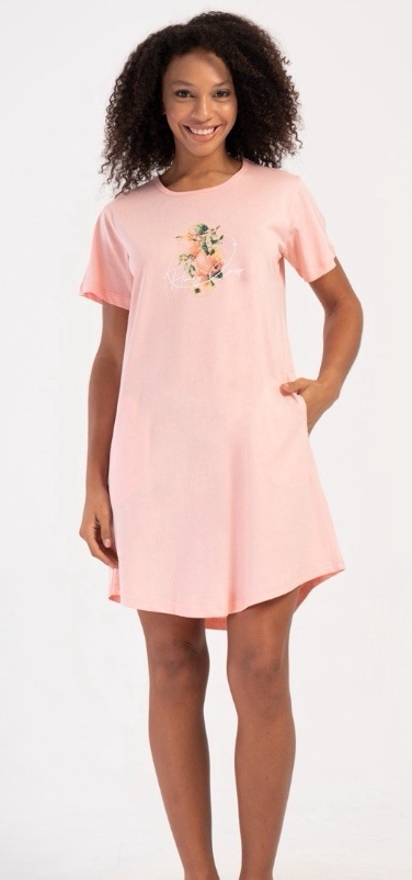 Ночнушка Trikotag (S-XL) T61 peach (лето)