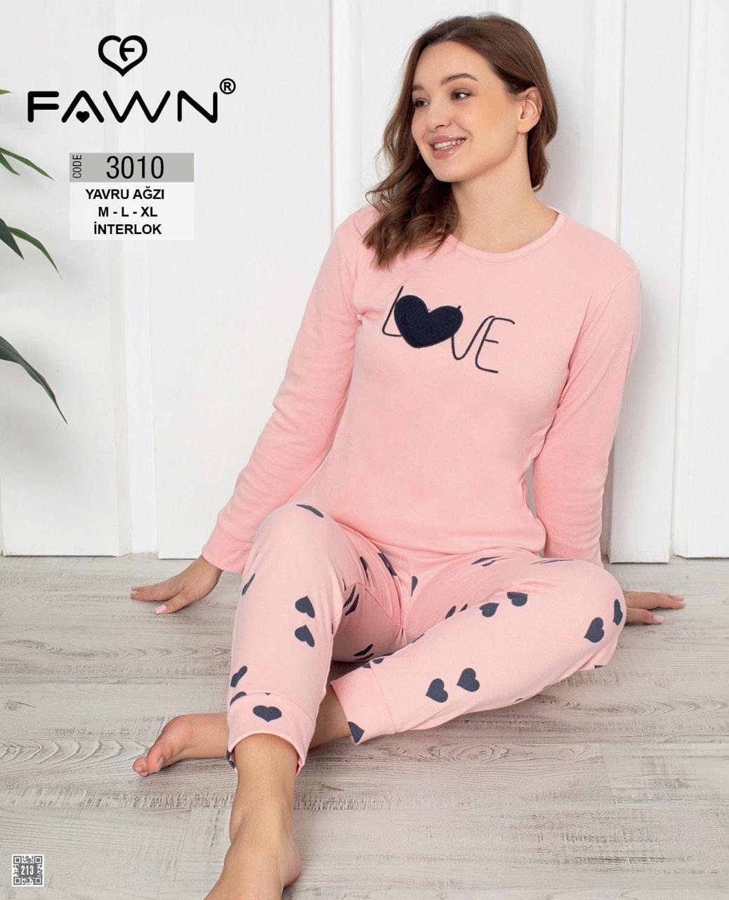 Пижама Trikotag (M-XL) 3010 pink (деми)