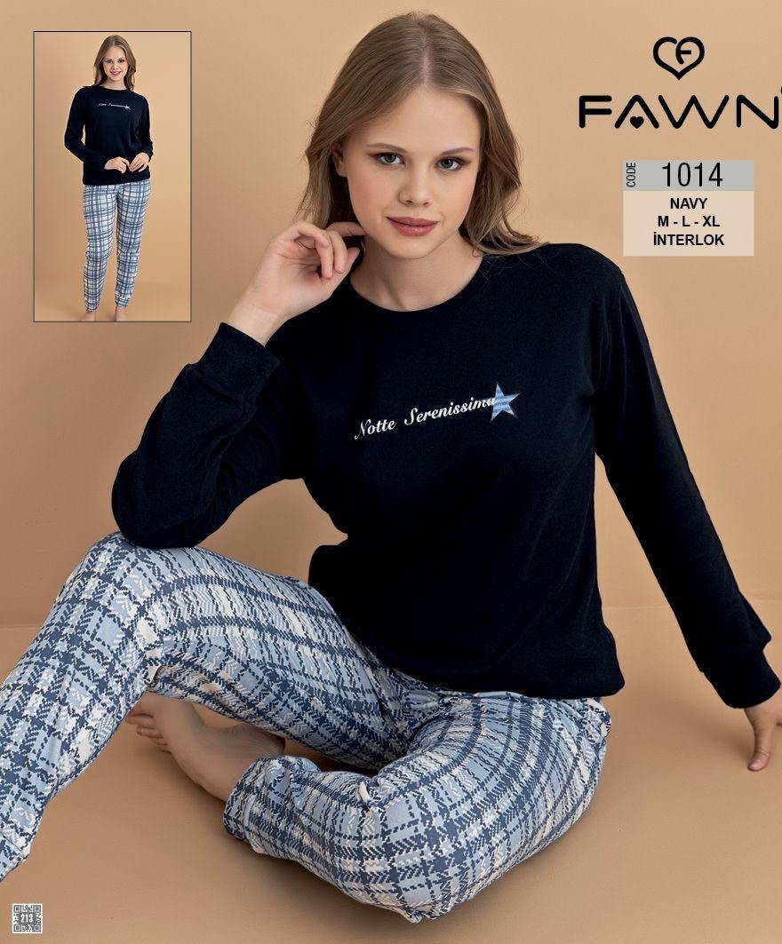 Пижама Trikotag (M-XL) 1014 black (деми)