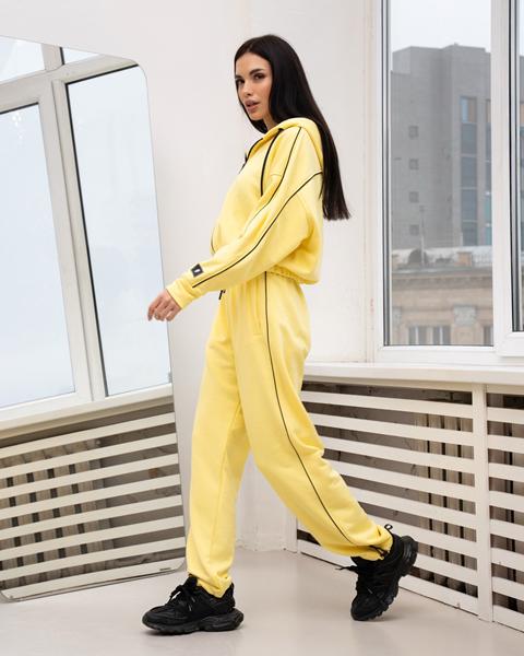 Костюм спорт AZNA (XS-L) ДП174 yellow (деми)