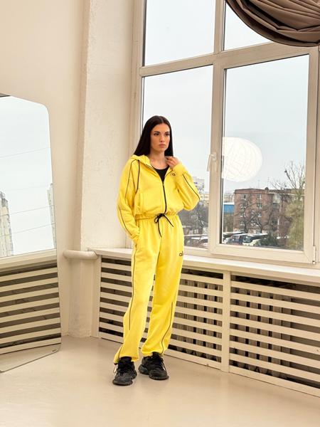 Костюм спорт AZNA (XS-L) ДП175 yellow (деми)