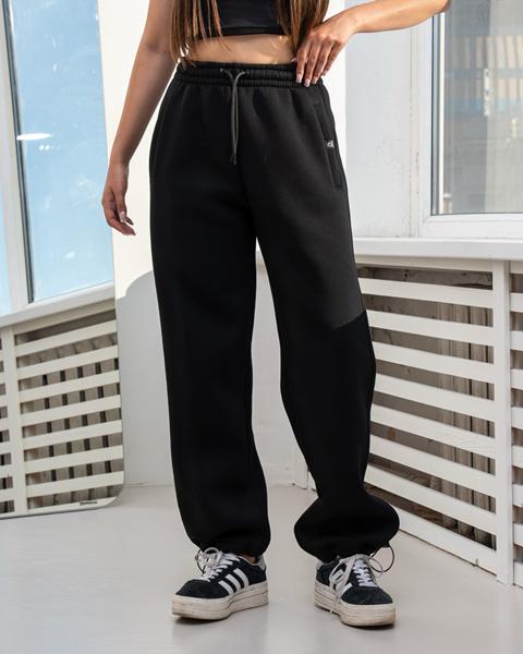 Штаны спорт AZNA (S-M) БЗ82 black (зима)