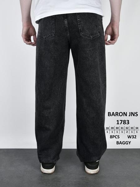 Джинсы Baron Jeans (28-34) 1783 black (деми)