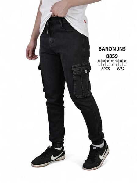 Джинсы Baron Jeans (29-36) 8859 black (деми)
