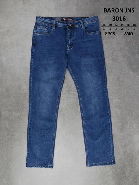 Джинсы Baron Jeans (38-48) 3016 blue (деми)