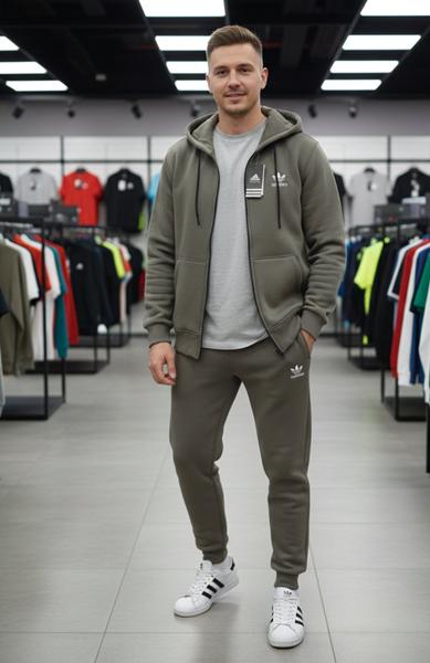 Костюм спорт Zalov (S-2XL) ZW1080 khaki (зима)