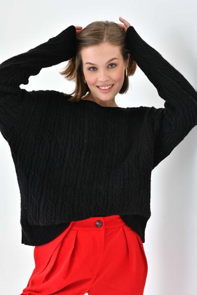 Свитер Karon (42-46) 8166 black (деми)