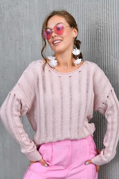 Свитер Karon (one size) 8169 pink (деми)